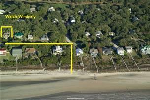 Beach access aerial